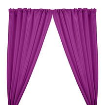 Stretch Taffeta Rod Pocket Curtains Violet 1