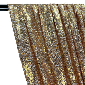 Zigzag Micro Sequins Starlight Rod Pocket Curtains White Gold 2