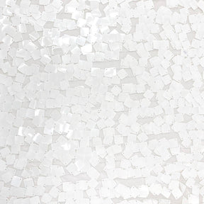 Square Dangling Sequins Fabric SV576584 White 2