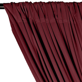 Matte Milliskin Rod Pocket Curtains Wine 2