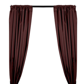 Ottertex Canvas Waterproof Rod Pocket Curtains Wine 1
