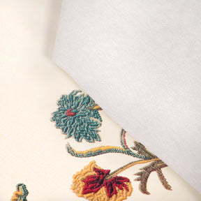 Wreath Embroidery Oilcloth Fabric SV578127 4