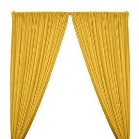 Ity Stretch Knit Jersey Rod Pocket Curtains Yellow 1