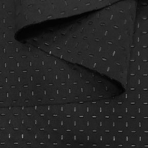 Embossed Scuba Pin Fabric SV573509 Black 1