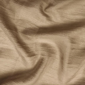 Crushed Sheer Voile Rod Pocket Curtains Camel  3