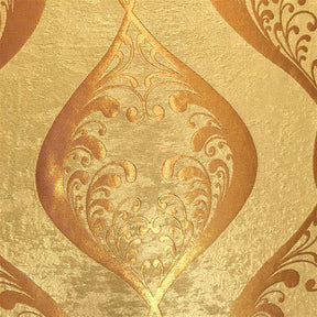 Gold Velvet Jacquard Fabric 9073 SV570413 2