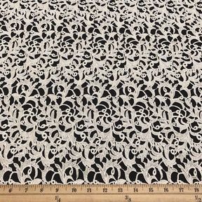 Heather Guipure French Venice Lace Fabric SV574139 Ivory 3