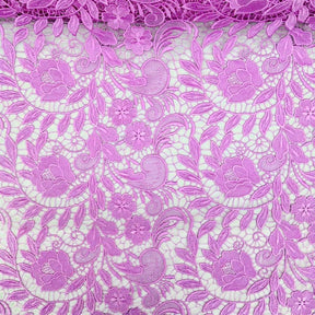 Tulip Guipure French Venice Lace Fabric SV570214 Lavender 2