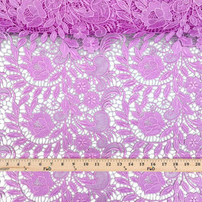 Tulip Guipure French Venice Lace Fabric SV570214 Lavender 3