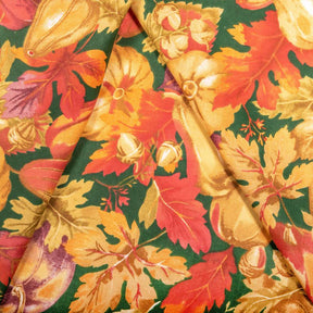 Harvest Time Green Printed Fabric SV577502 2