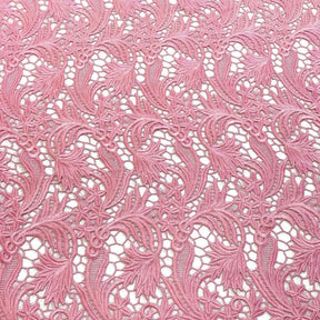 Daphne Guipure French Venice Lace Fabric SV574131 Pink 2