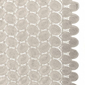 Kiwi Guipure French Venice Lace Fabric SV570230 Silver 1