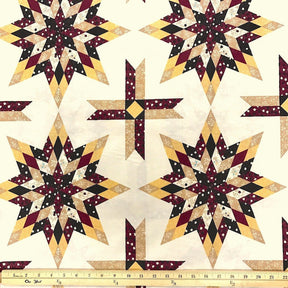 Star Tan Print Sheeting Fabric SV573733 1