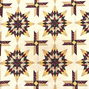 Star Tan Print Sheeting Fabric SV573733 2