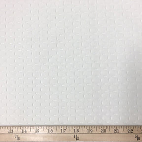 Embossed Scuba Pin Fabric SV573505 White 2